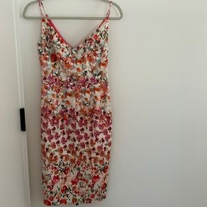 Black Halo dress floral with tags never worn